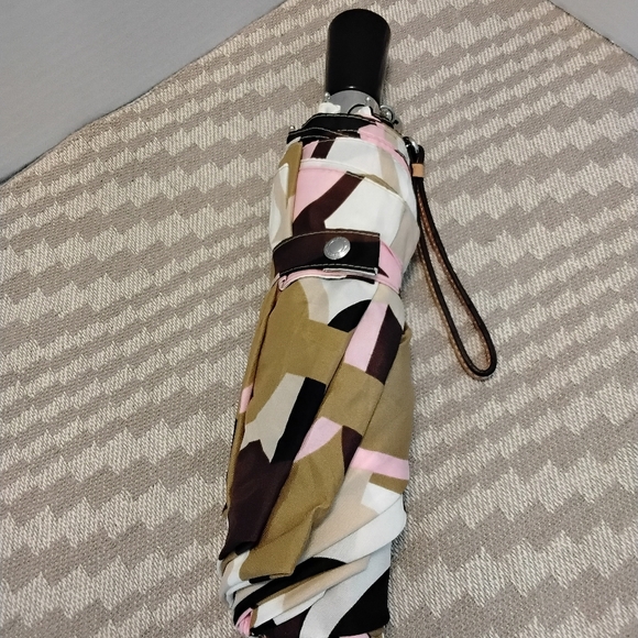 Vintage Coach Hampton Scarf Print Tote With Matching Umbrella 8F34 - Picture 14 of 15